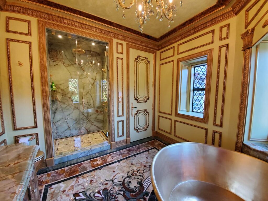 Ambient lighting in Olive Room by Andrea D'Alessio