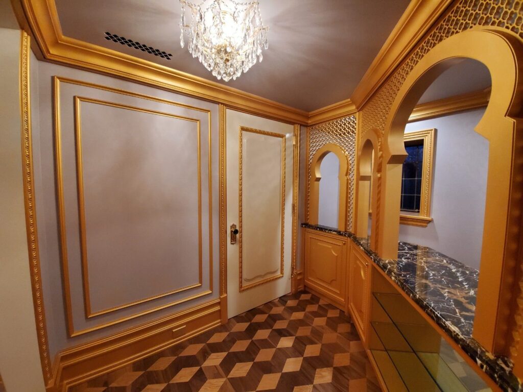 Luxury home theater room designed by Andrea D'Alessio